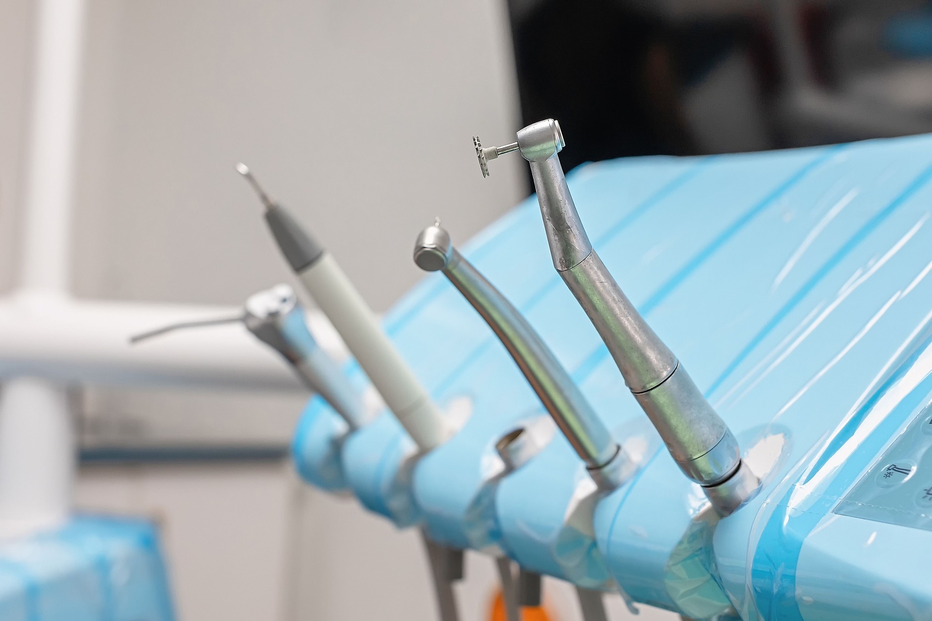 Dental Tools in Modern Clinic Close-Up